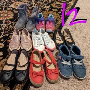 Girls shoes size 12 Lot